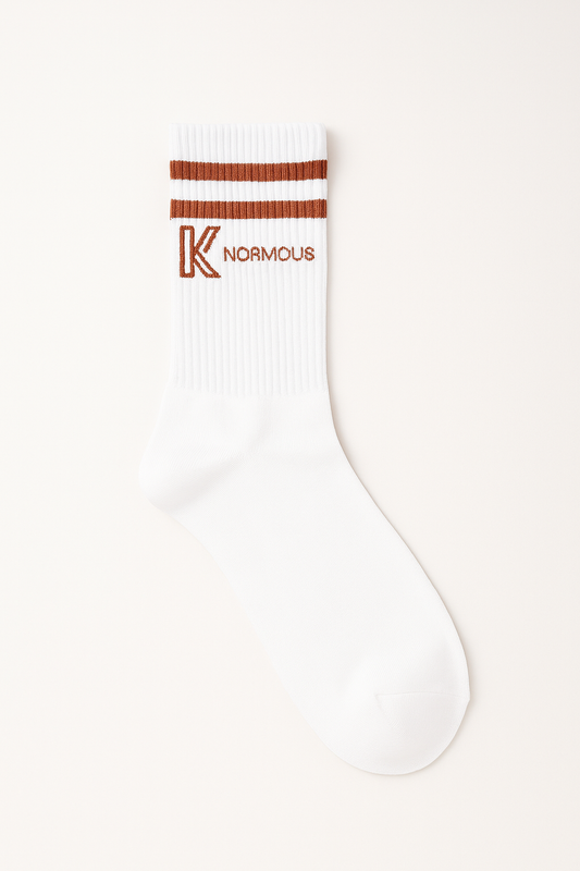 3 pair Mocha Everyday Crew Socks